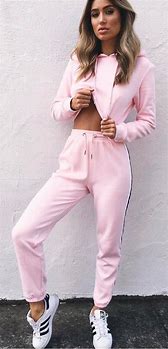 Image result for What to Wear with Gray and Pink Adidas Pants
