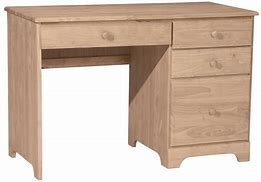 Image result for Unfinished Wood Furniture Desk