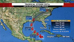 Image result for Hurricane Zeta Path