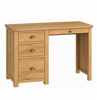 Image result for Single Pedestal Desk Wood