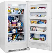Image result for Upright Freezer with Door Shelves