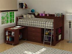 Image result for Loft Bed with Desk and Dresser