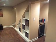 Image result for Basement Stair Storage Ideas