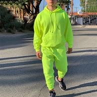 Image result for Neon Green Sweatsuit