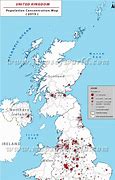 Image result for Population Map of UK