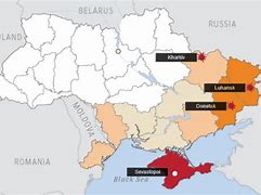 Image result for Ukraine Territories Under Russia