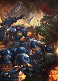 Image result for Warhammer 40K Ultramarines Art