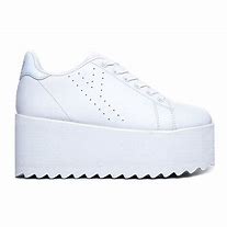 Image result for White Leather Platform Sneakers