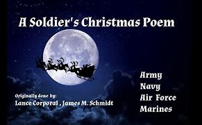 Image result for Soldiers Christmas Poems