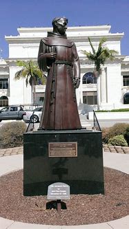 Image result for Father Serra Statue and Nancy Pelosi