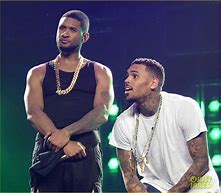 Image result for Chris Brown Usher Concert August