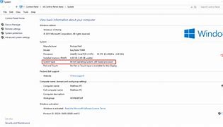 Image result for How to check if Windows 10 is 32 or 64-bit?