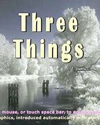 Image result for Three Things