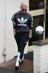 Image result for Celebrities Wearing Adidas Track Jacket