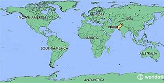 Image result for Pakistan On World Map