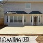 Image result for Floating Deck Over Concrete Patio