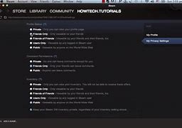 Image result for Steam Privacy Settings