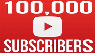 Image result for YouTube 100 000 Subscribers