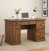 Image result for Wood Study Desk with Drawers