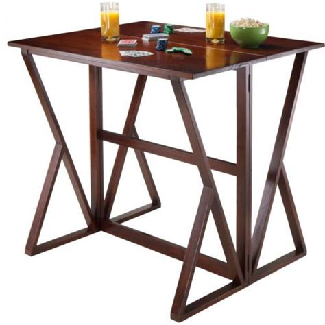 Drop Leaf Dining Table For Small Spaces Counter Height Kitchen  