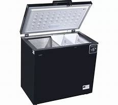 Image result for black chest freezer with lock