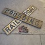Image result for Cast Iron Railroad Sign