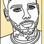 Image result for Funny Drawing of Chris Brown