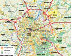 Image result for Brussels Map