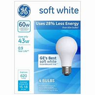 Image result for General Electric 60W 4Pk Energy Efficient Halogen Light Bulb Soft White
