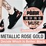 Image result for Puma Rose Gold Metallic Sneakers