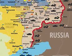 Image result for Map of Donbass Conflict