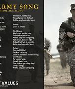 Image result for what is the army goes rolling along song?