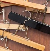 Image result for How to Hang Pants On Clip Hanger