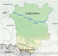 Image result for Chechnya Map Russia