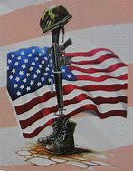 Image result for Fallen Soldiers Cross with Flag