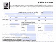 Image result for Aldi Job Application Form Printable