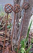 Image result for Rusted Metal Plant Supports