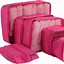 Image result for Travel Packing Cubes 8 Pcs Set, Luggage Packing Organizers With Shoe Bag And Toiletry Bag