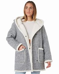 Image result for Women's Sherpa Lined Coat