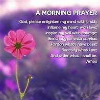 Image result for Good Morning Lord Prayer