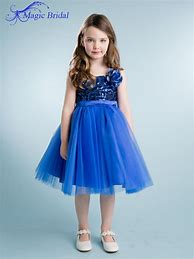 Image result for Little Girls Blue Dress