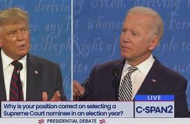 Image result for First Debate 2020 Trump and Biden