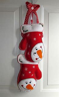 Image result for Felt Snowman Door Hanger
