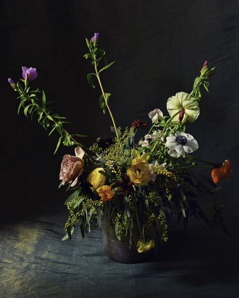 Still Life  Flower Arrangements Inspired by Famous Paintings for  
