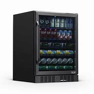Image result for Black Stainless Steel Beverage Refrigerator