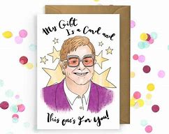 Image result for Elton John Your Song Card