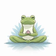 Image result for Frog in Lotus Position