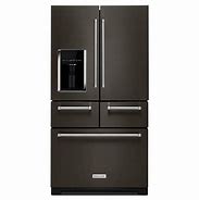 Image result for High-End Black Stainless Refrigerator