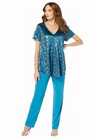 Image result for Women's Plus Size Pant Sets