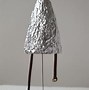 Image result for metallic tin foil hat